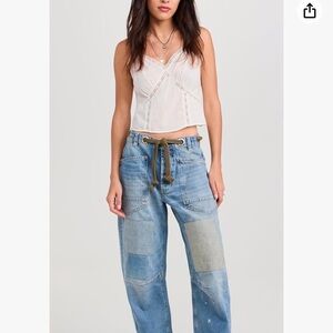 Free People Moxie Barrel Jeans